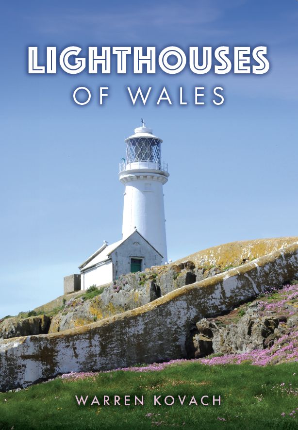 Cover of Lighthouses of Wales book, by Warren Kovach
