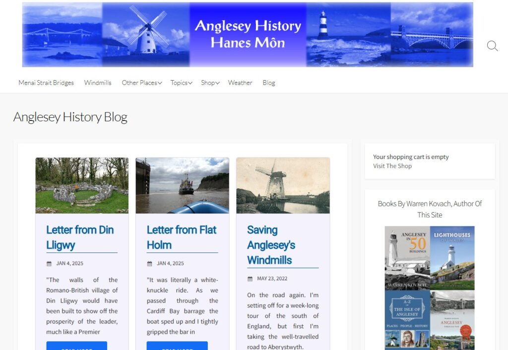 Anglesey History blog